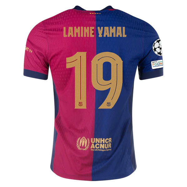 FC Barcelona Lamine Yamal 19 Hjemme Fodboldtrøjer 2024 2025 – Kortærmet