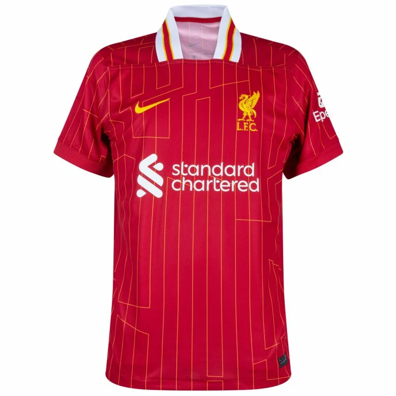 Liverpool Luis Díaz 7 Hjemme Fodboldtrøjer 2024 2025 – Kortærmetærmet