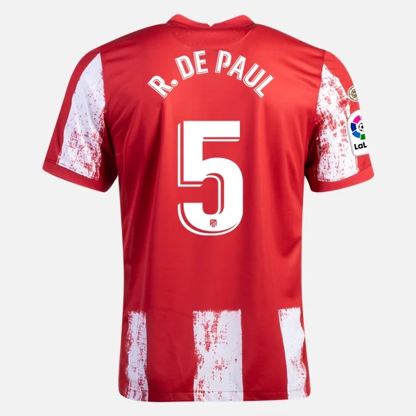 Atlético Rodrigo De Paul 5 Trøjer – Kortærmet billige fodboldtrøjer,Børn fodbold trøje,EM 2020